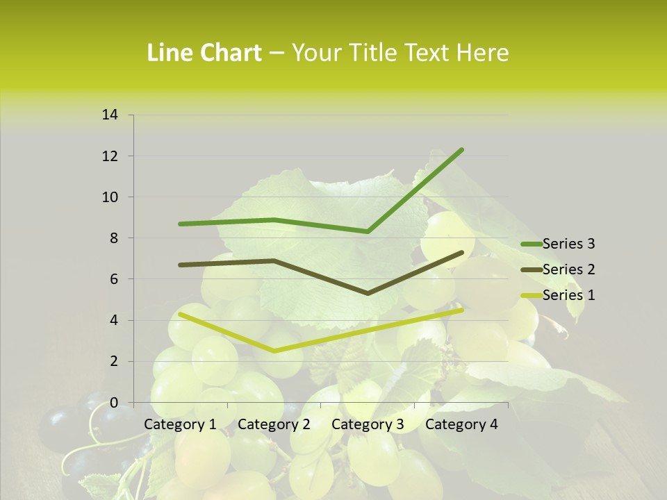 Vivid Vegetation Grape PowerPoint Template