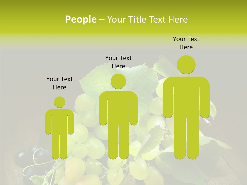 Vivid Vegetation Grape PowerPoint Template