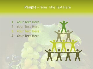 Vivid Vegetation Grape PowerPoint Template