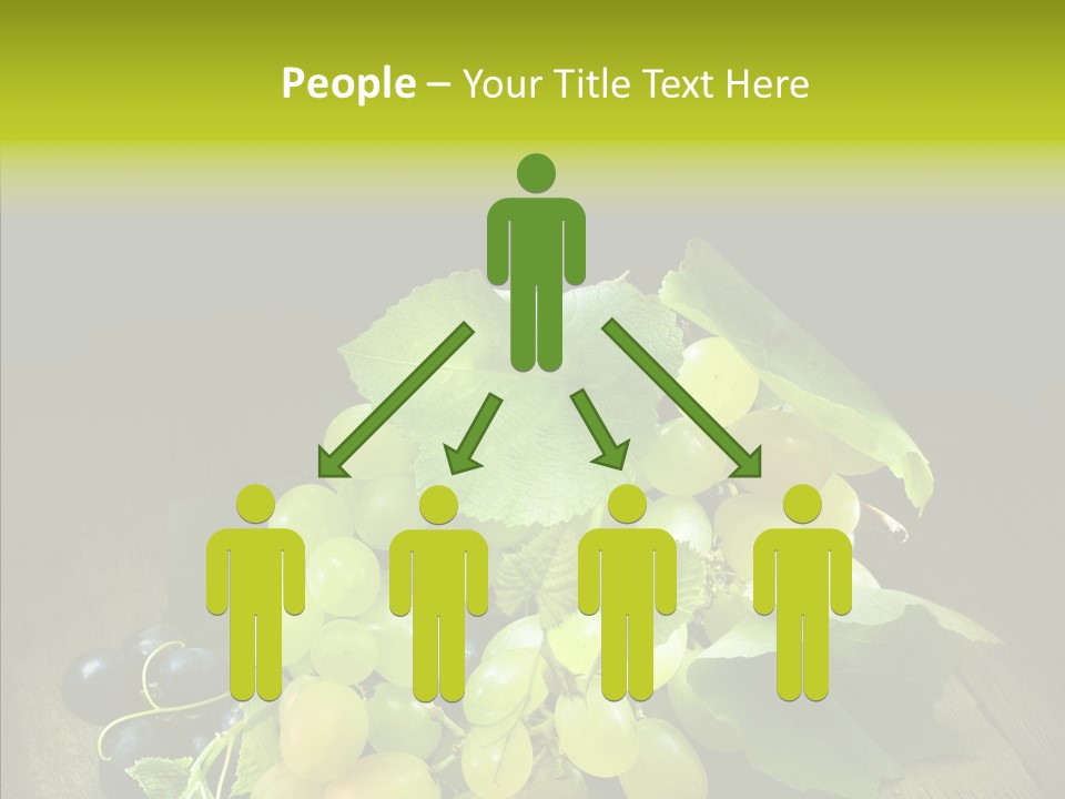 Vivid Vegetation Grape PowerPoint Template