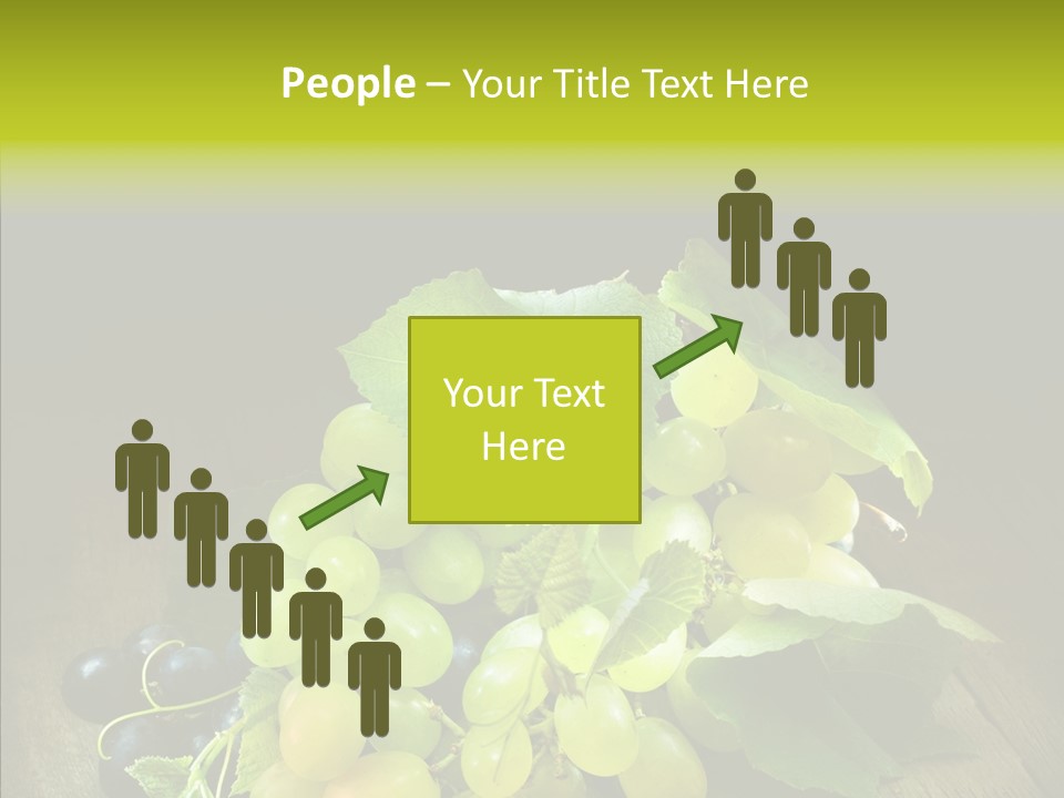 Vivid Vegetation Grape PowerPoint Template