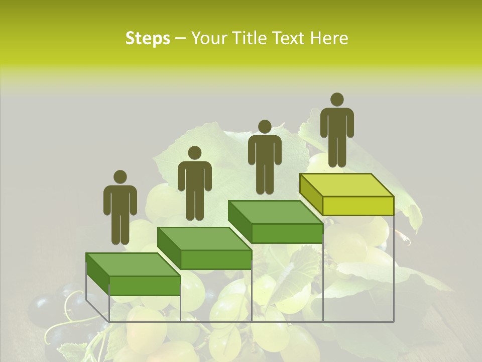 Vivid Vegetation Grape PowerPoint Template