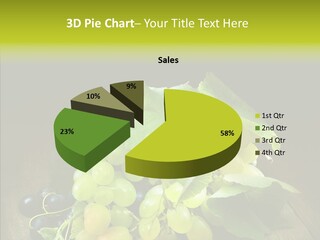 Vivid Vegetation Grape PowerPoint Template