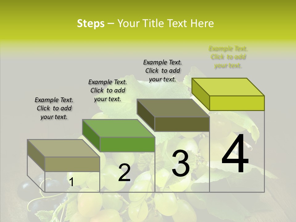 Vivid Vegetation Grape PowerPoint Template