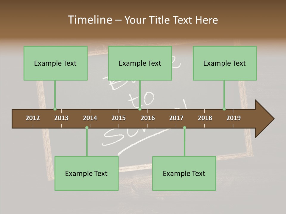 Textured Writing Down Wooden PowerPoint Template