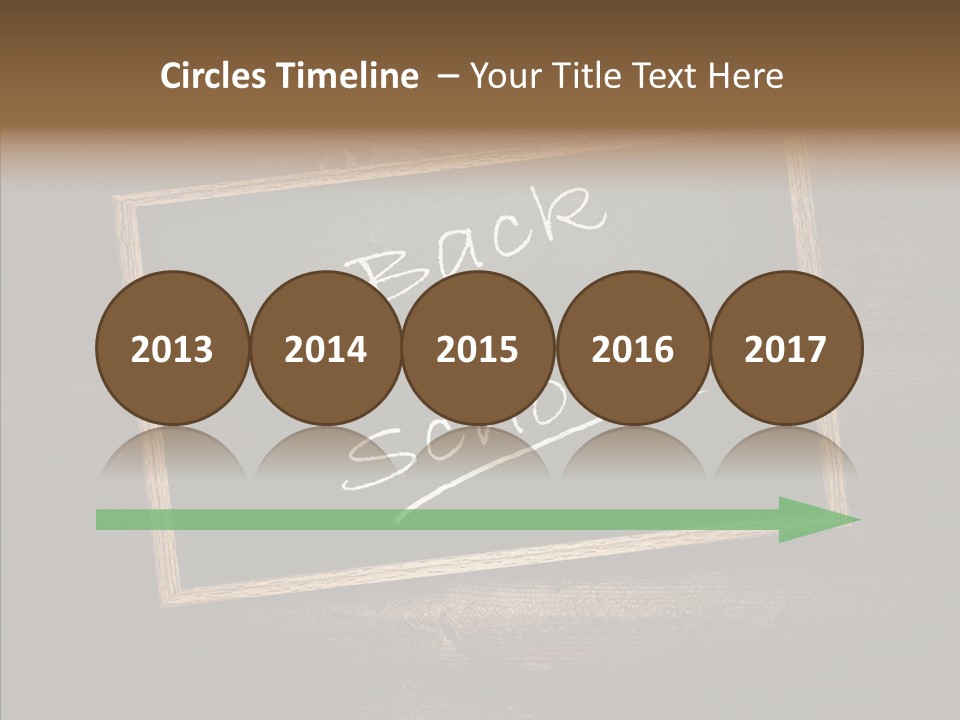 Textured Writing Down Wooden PowerPoint Template