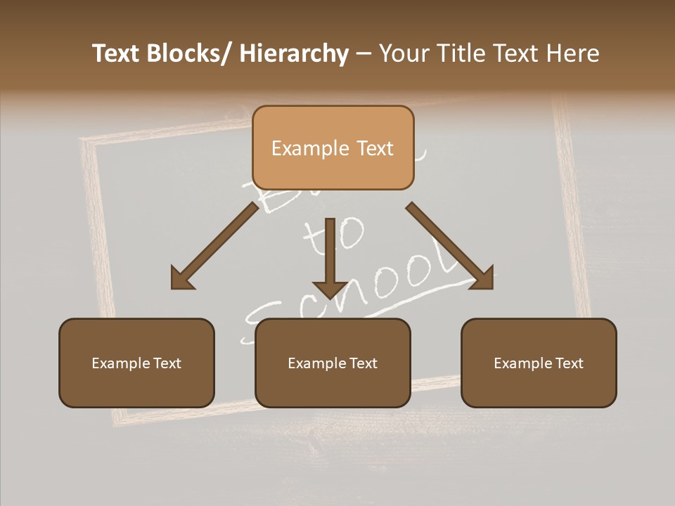 Textured Writing Down Wooden PowerPoint Template