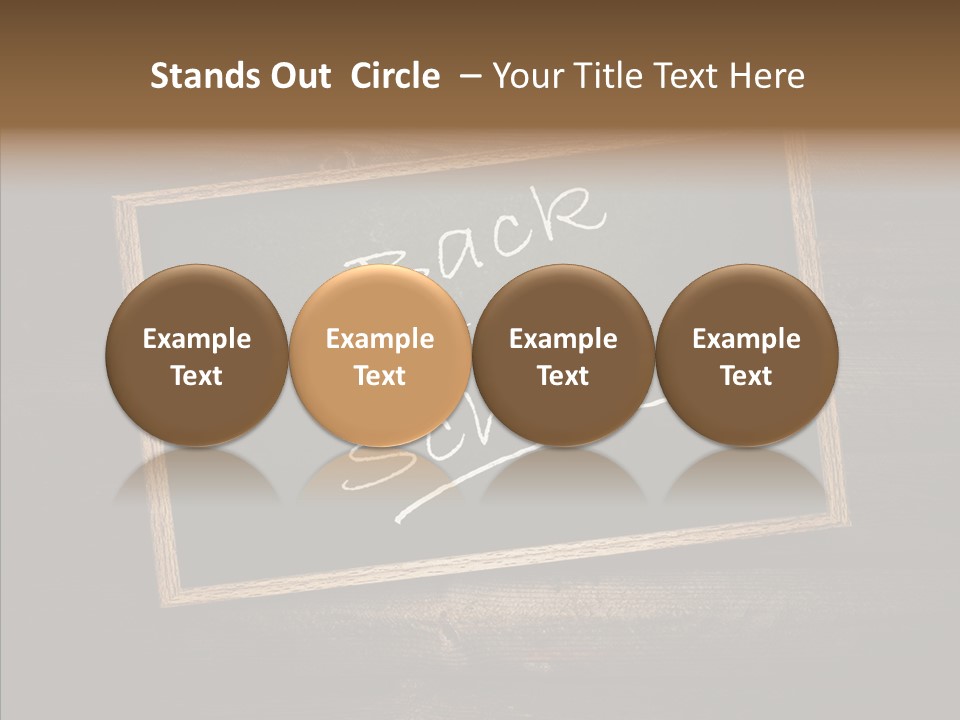 Textured Writing Down Wooden PowerPoint Template