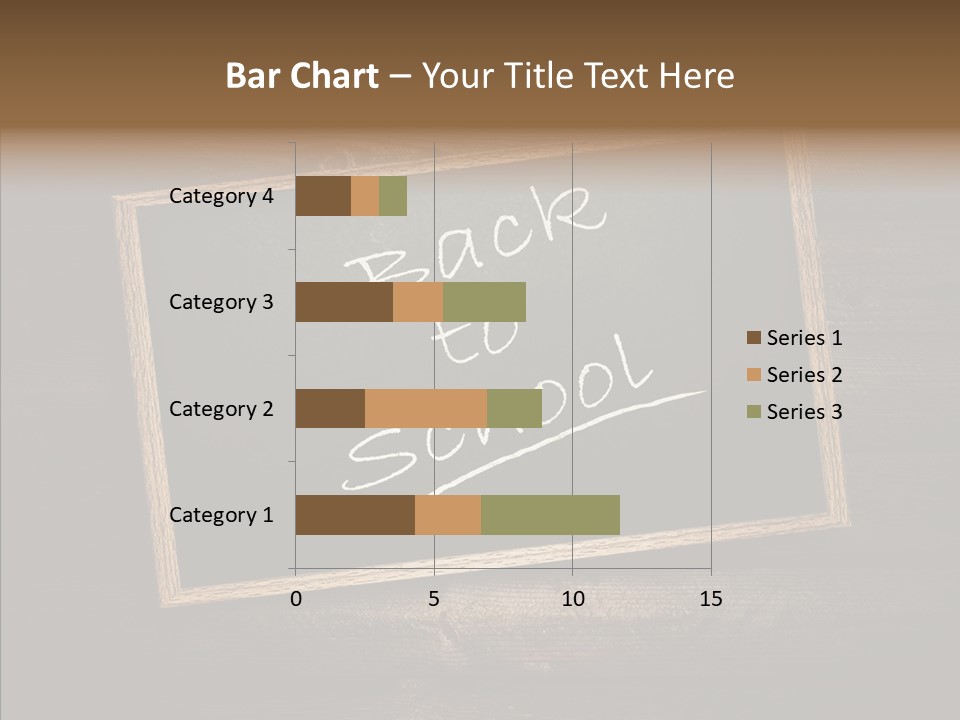 Textured Writing Down Wooden PowerPoint Template