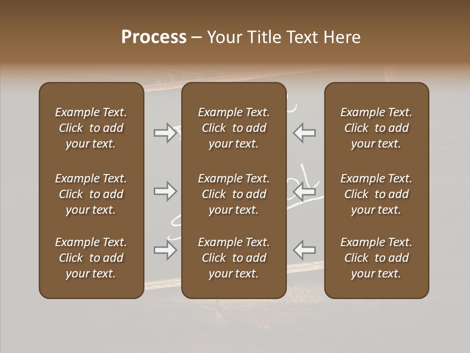 Textured Writing Down Wooden PowerPoint Template