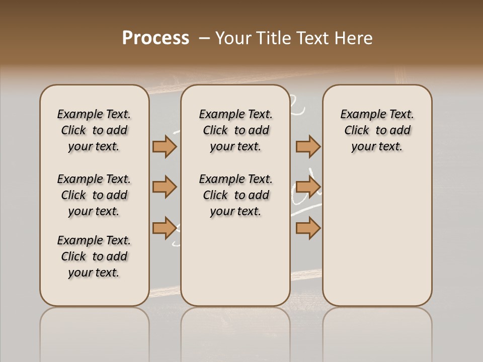 Textured Writing Down Wooden PowerPoint Template
