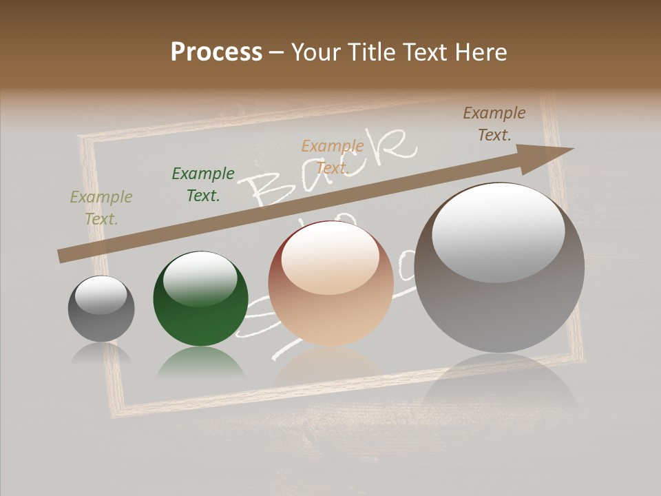 Textured Writing Down Wooden PowerPoint Template