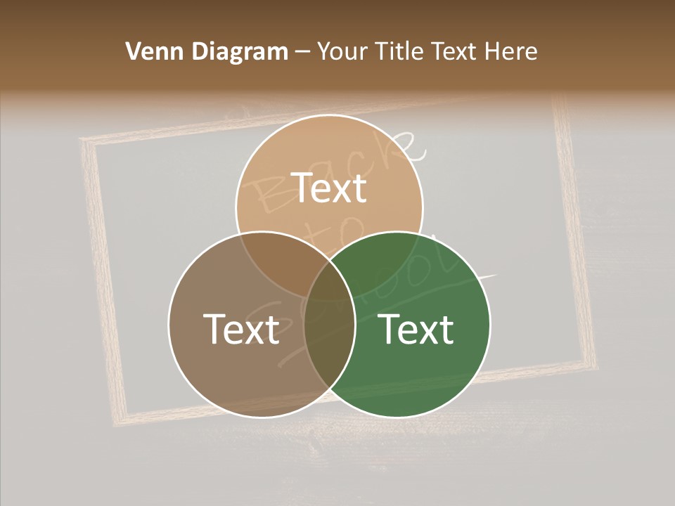 Textured Writing Down Wooden PowerPoint Template