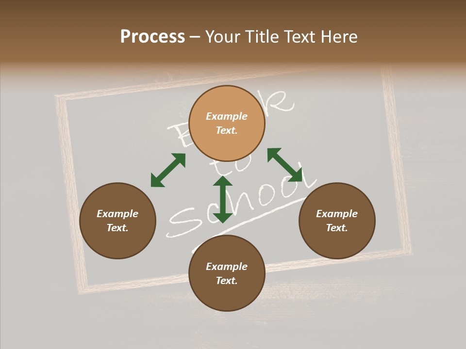 Textured Writing Down Wooden PowerPoint Template