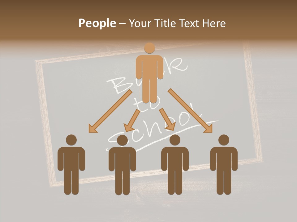 Textured Writing Down Wooden PowerPoint Template