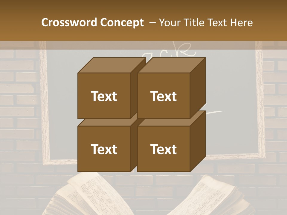 Blackboard Construction Writing PowerPoint Template