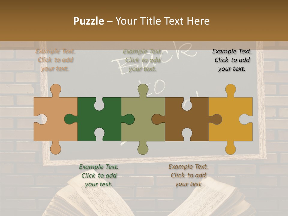 Blackboard Construction Writing PowerPoint Template