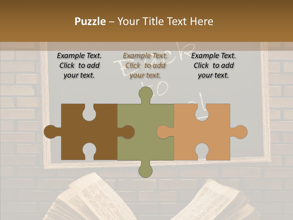 Blackboard Construction Writing PowerPoint Template
