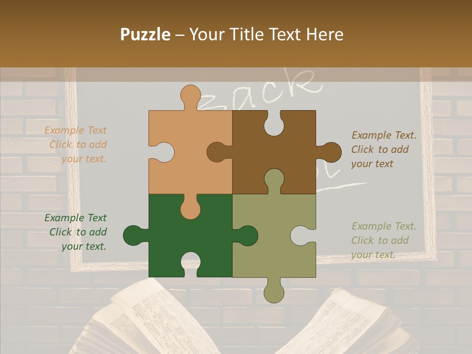 Blackboard Construction Writing PowerPoint Template