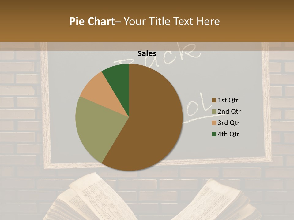 Blackboard Construction Writing PowerPoint Template