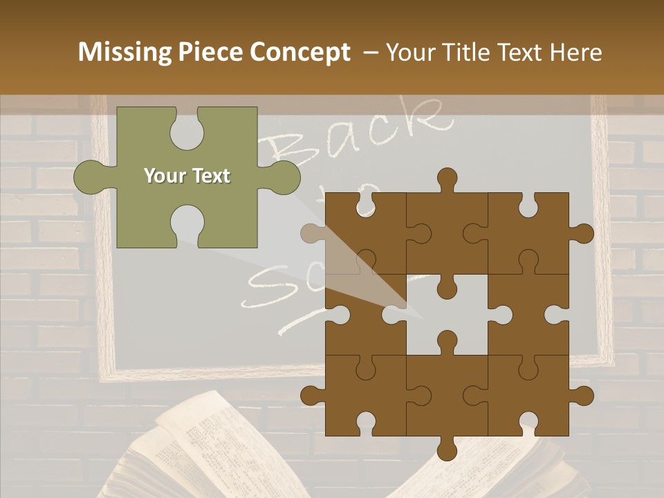 Blackboard Construction Writing PowerPoint Template