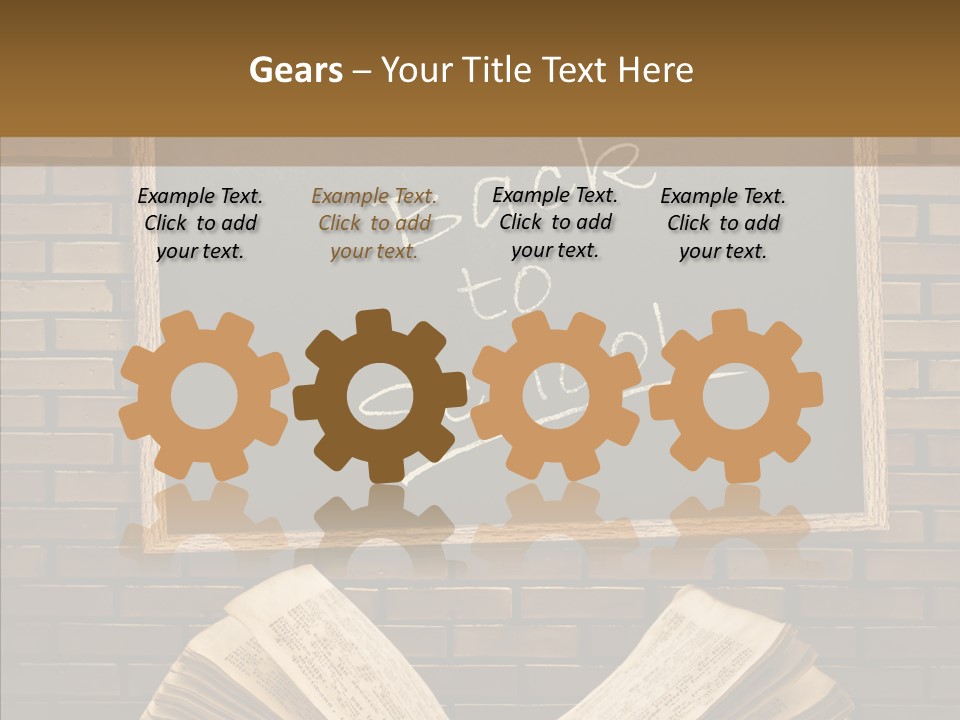 Blackboard Construction Writing PowerPoint Template