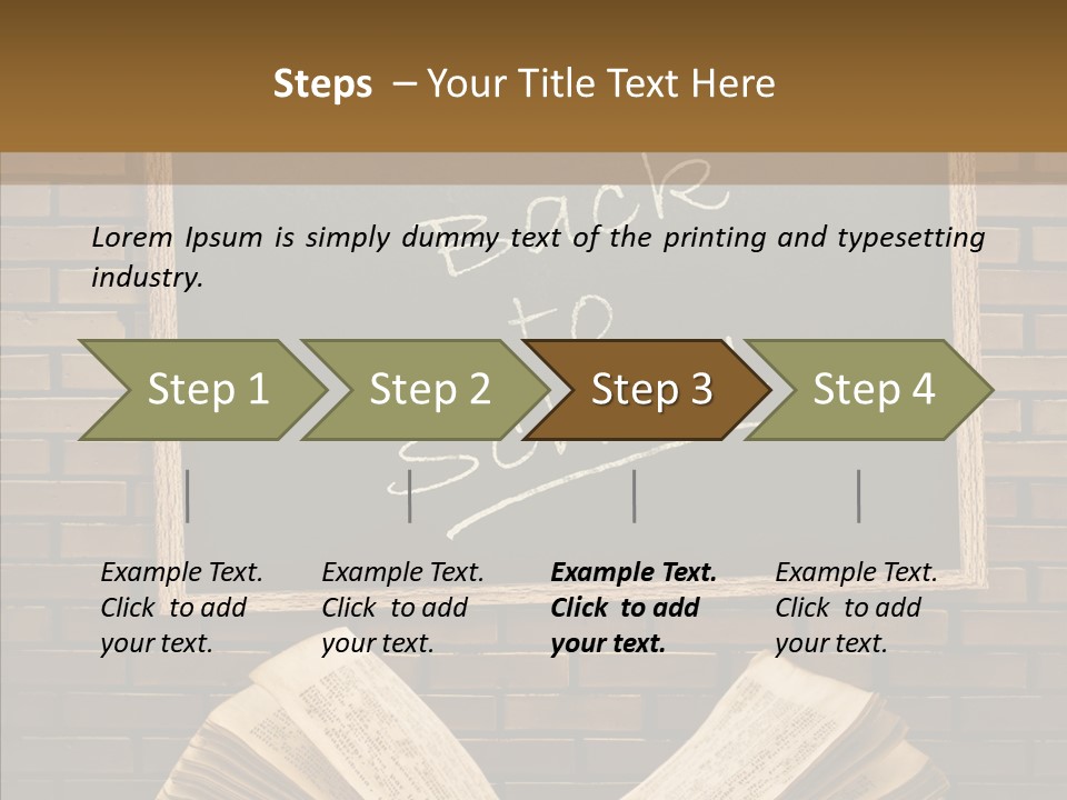 Blackboard Construction Writing PowerPoint Template