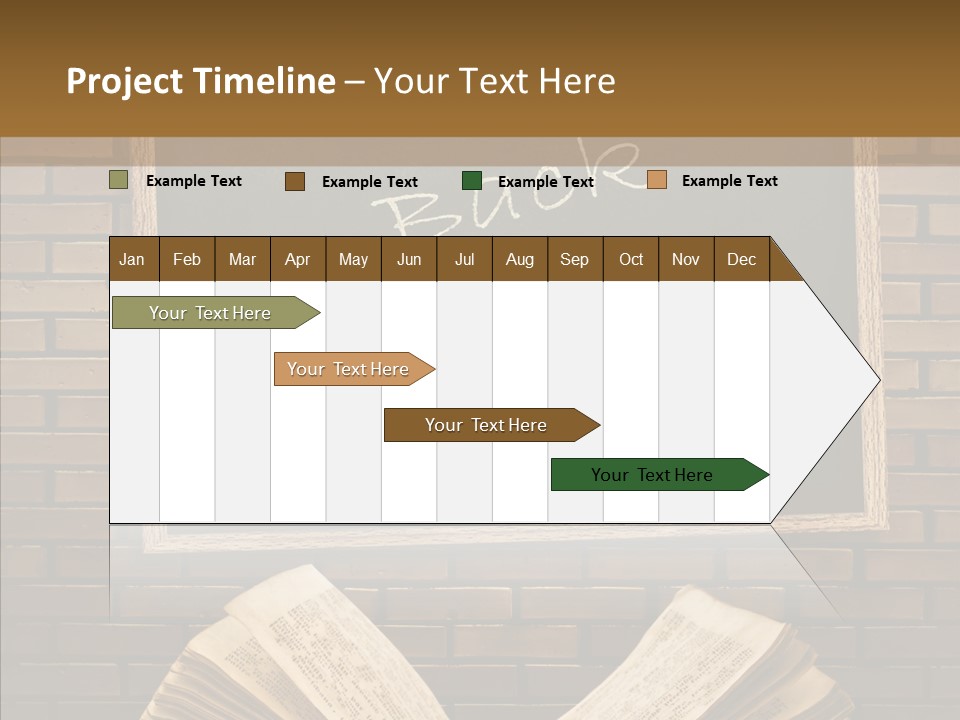 Blackboard Construction Writing PowerPoint Template