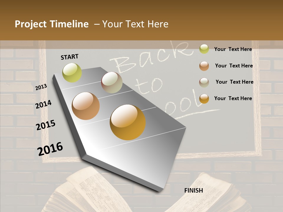 Blackboard Construction Writing PowerPoint Template