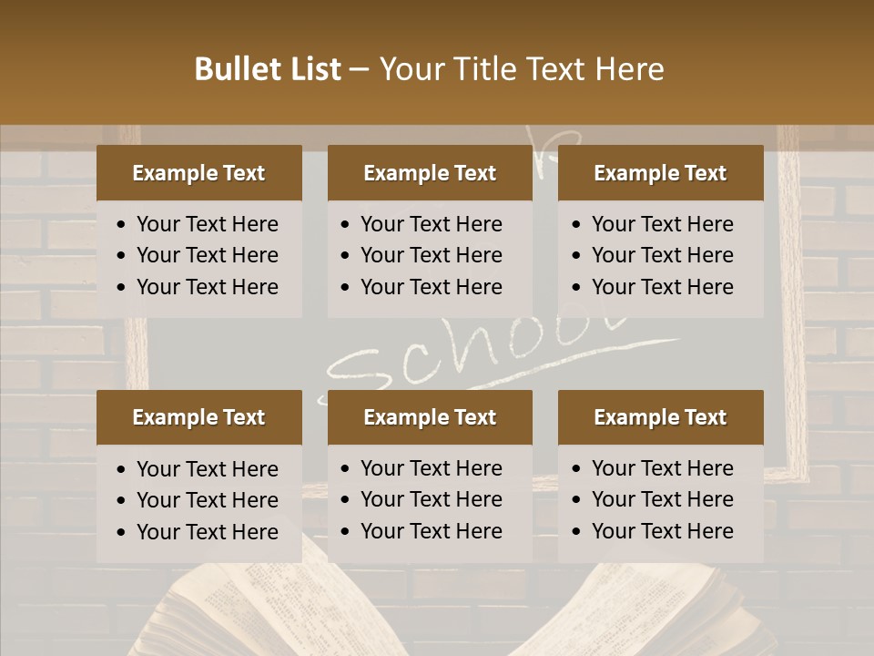 Blackboard Construction Writing PowerPoint Template
