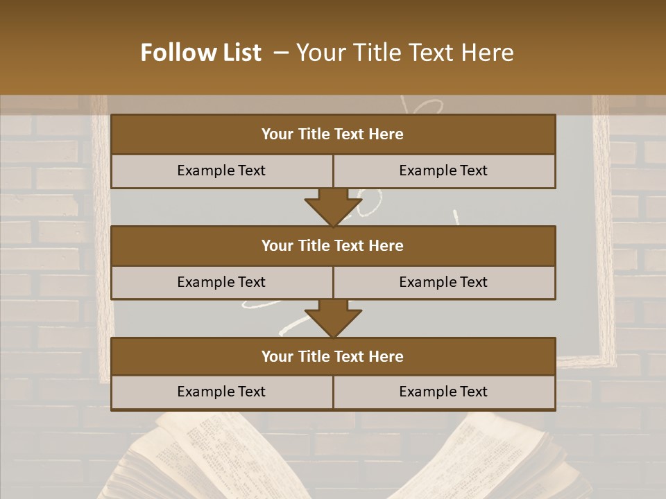 Blackboard Construction Writing PowerPoint Template
