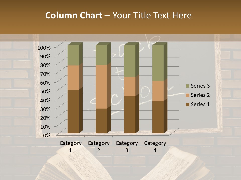 Blackboard Construction Writing PowerPoint Template