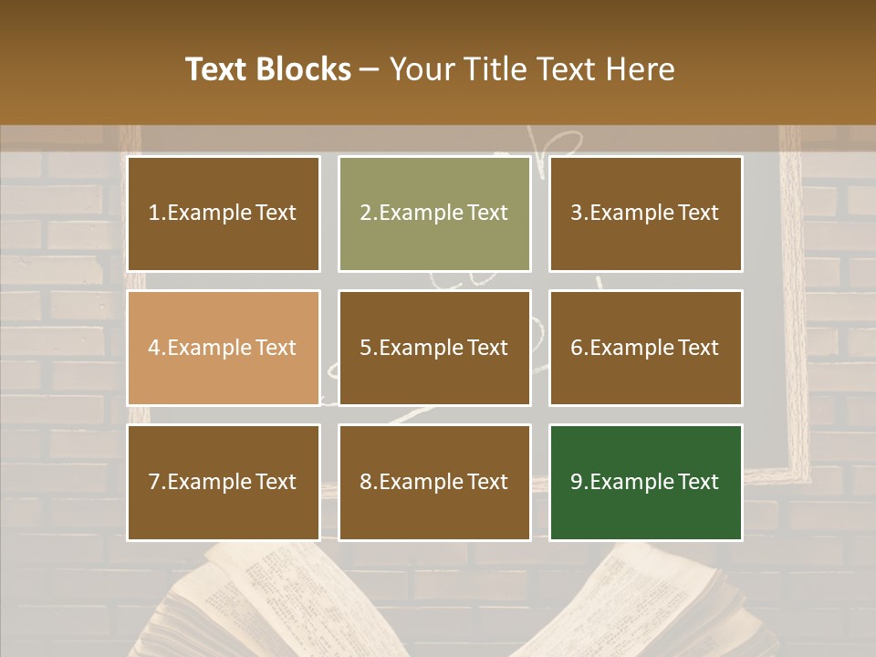 Blackboard Construction Writing PowerPoint Template
