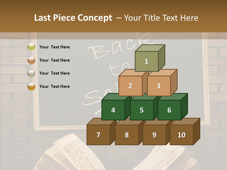 Blackboard Construction Writing PowerPoint Template