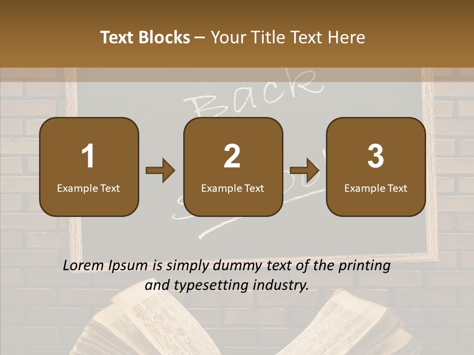 Blackboard Construction Writing PowerPoint Template