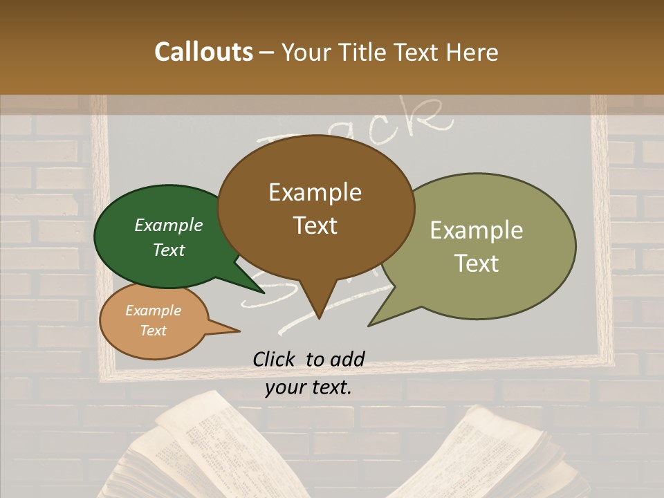 Blackboard Construction Writing PowerPoint Template