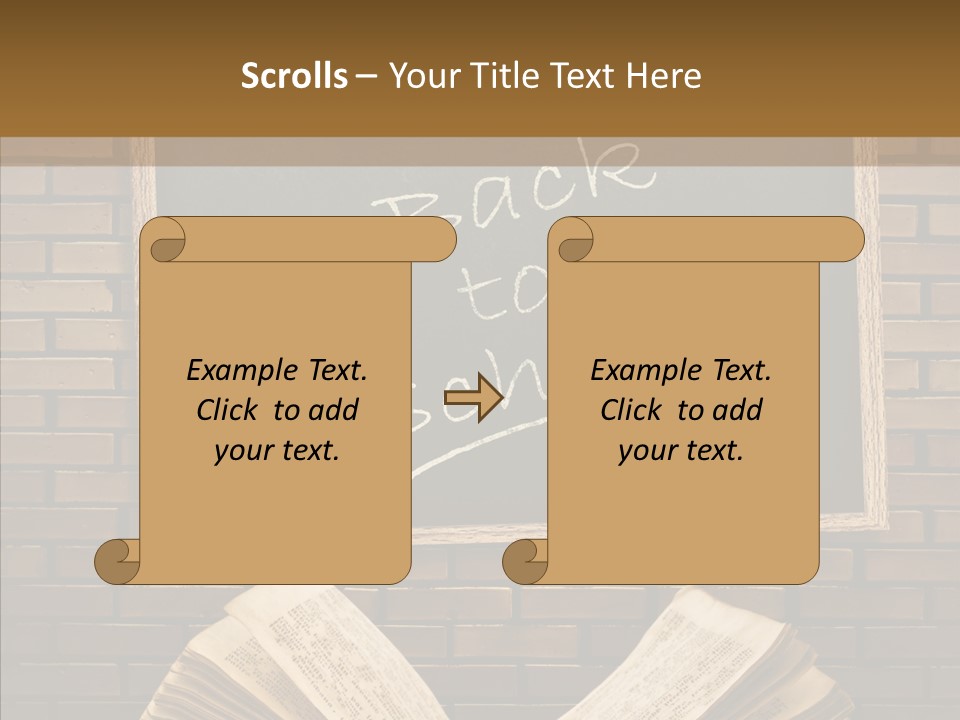 Blackboard Construction Writing PowerPoint Template