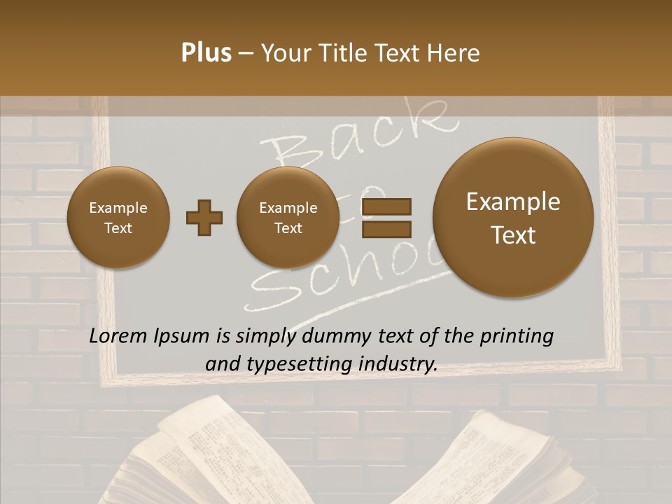 Blackboard Construction Writing PowerPoint Template