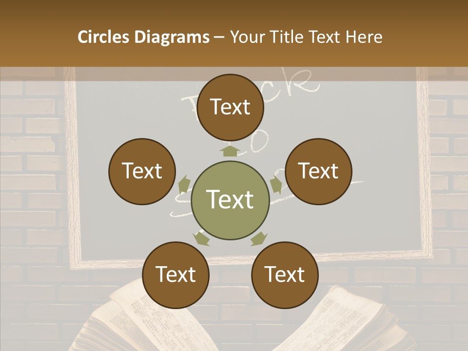 Blackboard Construction Writing PowerPoint Template