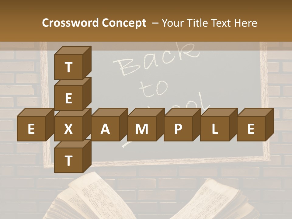 Blackboard Construction Writing PowerPoint Template