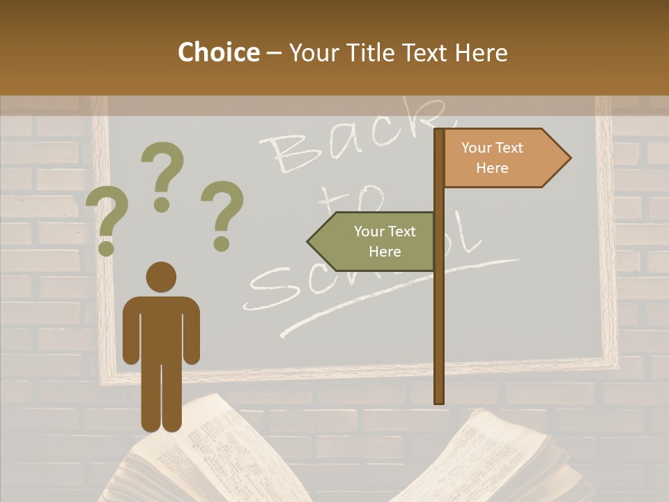 Blackboard Construction Writing PowerPoint Template