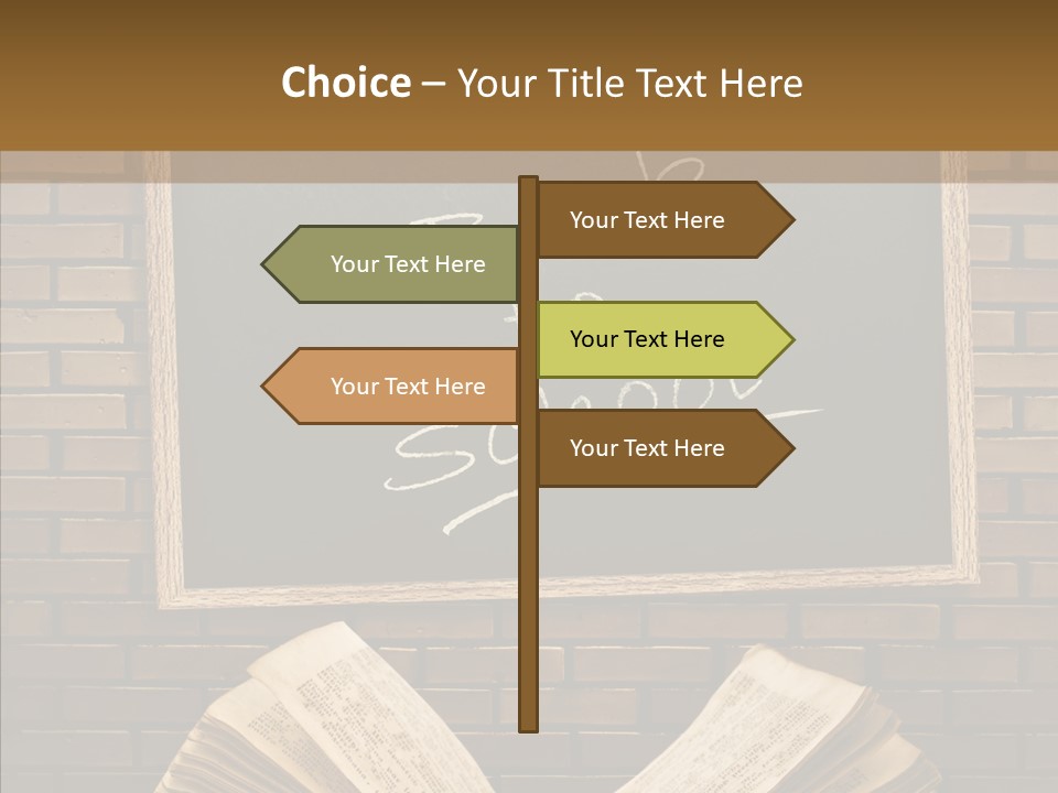 Blackboard Construction Writing PowerPoint Template