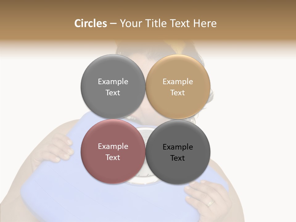 Care Young Girl PowerPoint Template