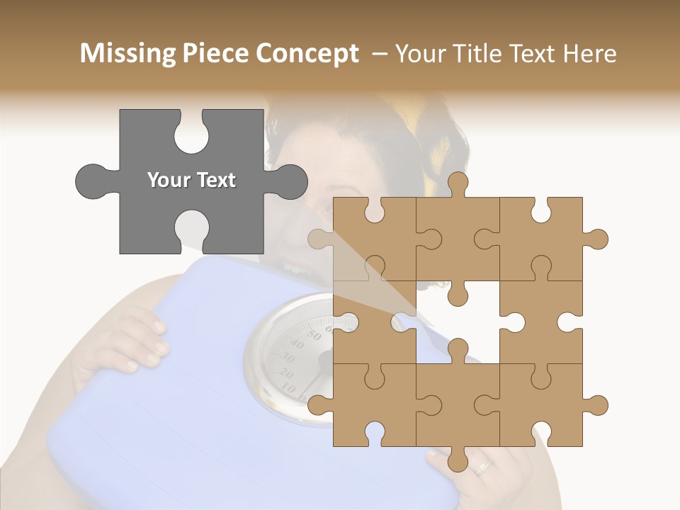 Care Young Girl PowerPoint Template