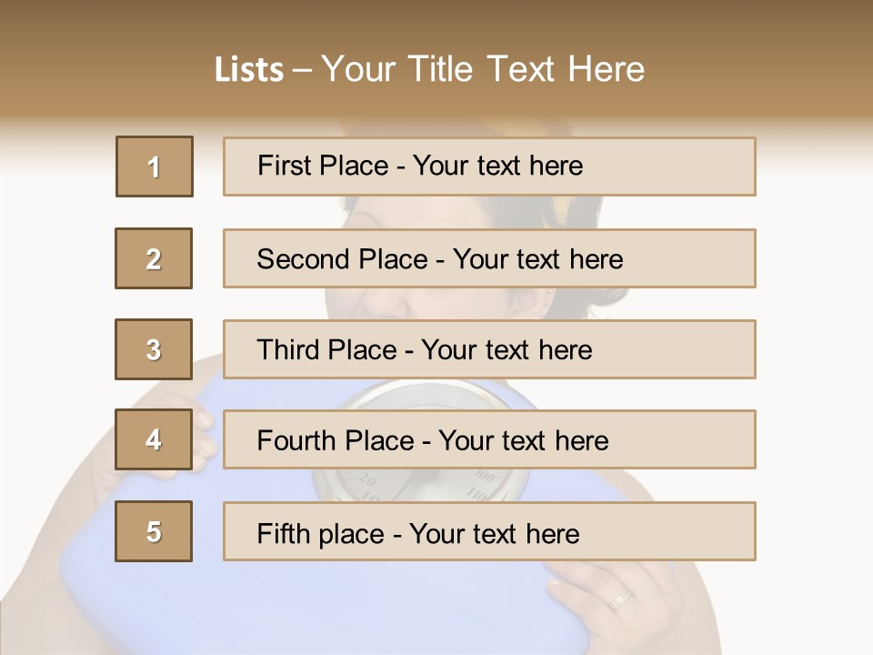 Care Young Girl PowerPoint Template