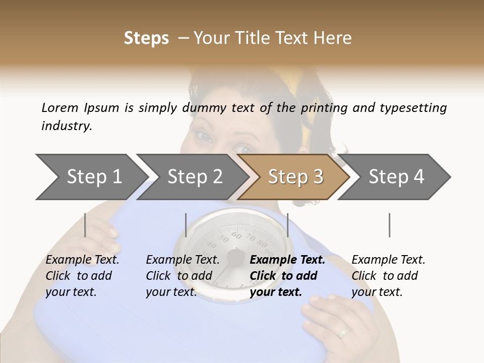 Care Young Girl PowerPoint Template