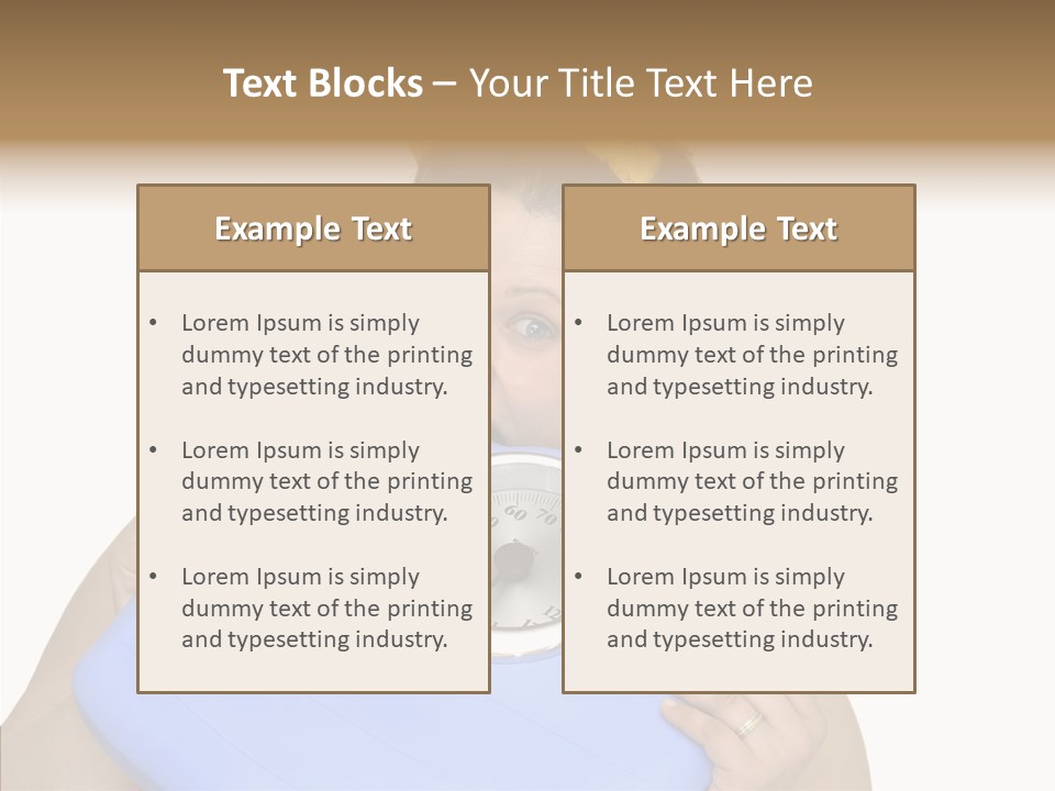 Care Young Girl PowerPoint Template