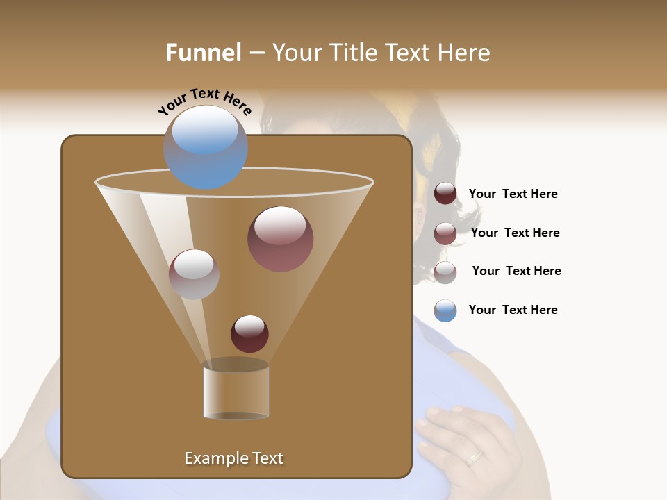 Care Young Girl PowerPoint Template