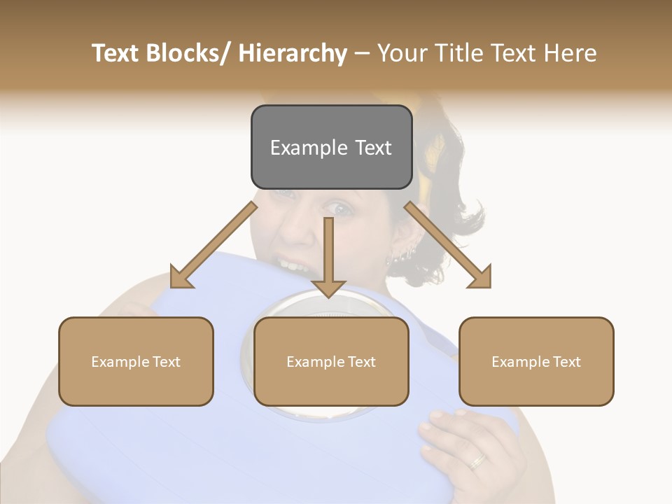 Care Young Girl PowerPoint Template