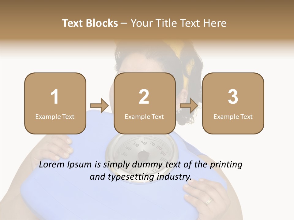 Care Young Girl PowerPoint Template